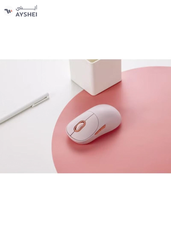Xiaomi Wireless Mouse 3 | TTC silent keys | Dual 2.4GHz and Bluetooth modes pairing with up to 3 devices | PixArt 1200DPI precision sensor | Pink