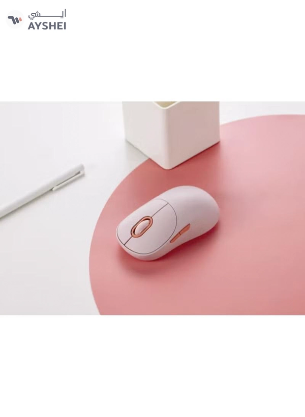Xiaomi Wireless Mouse 3 | TTC silent keys | Dual 2.4GHz and Bluetooth modes pairing with up to 3 devices | PixArt 1200DPI precision sensor | Pink