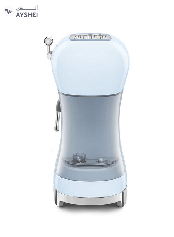 smeg 50s Style Espresso Coffee Machine 1.1 L 1450 W ECF02PBAU Pastel Blue