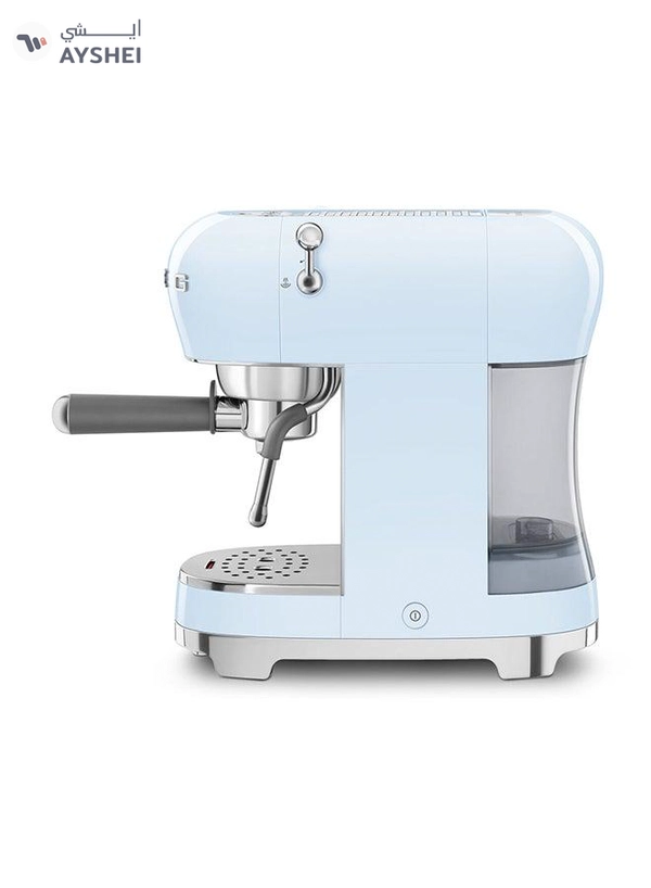 smeg 50s Style Espresso Coffee Machine 1.1 L 1450 W ECF02PBAU Pastel Blue