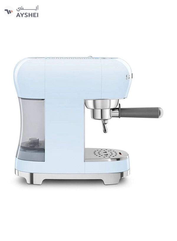 smeg 50s Style Espresso Coffee Machine 1.1 L 1450 W ECF02PBAU Pastel Blue