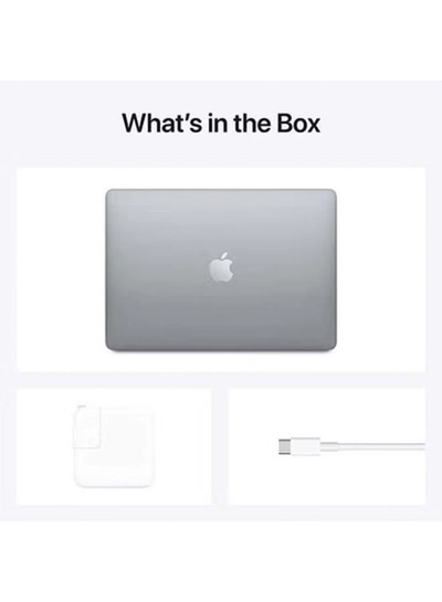 Apple MacBook Air MGN63 With 13-Inch Display, M1 Chip With 8-Core Processor And 7-Core Graphics/8GB RAM DDR4/256GB SSD/ English/Arabic Space Grey-3