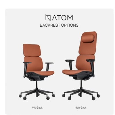 Navodesk NAVO ATOM, Minimal Aesthetic & Ergonomic Office Chair-5