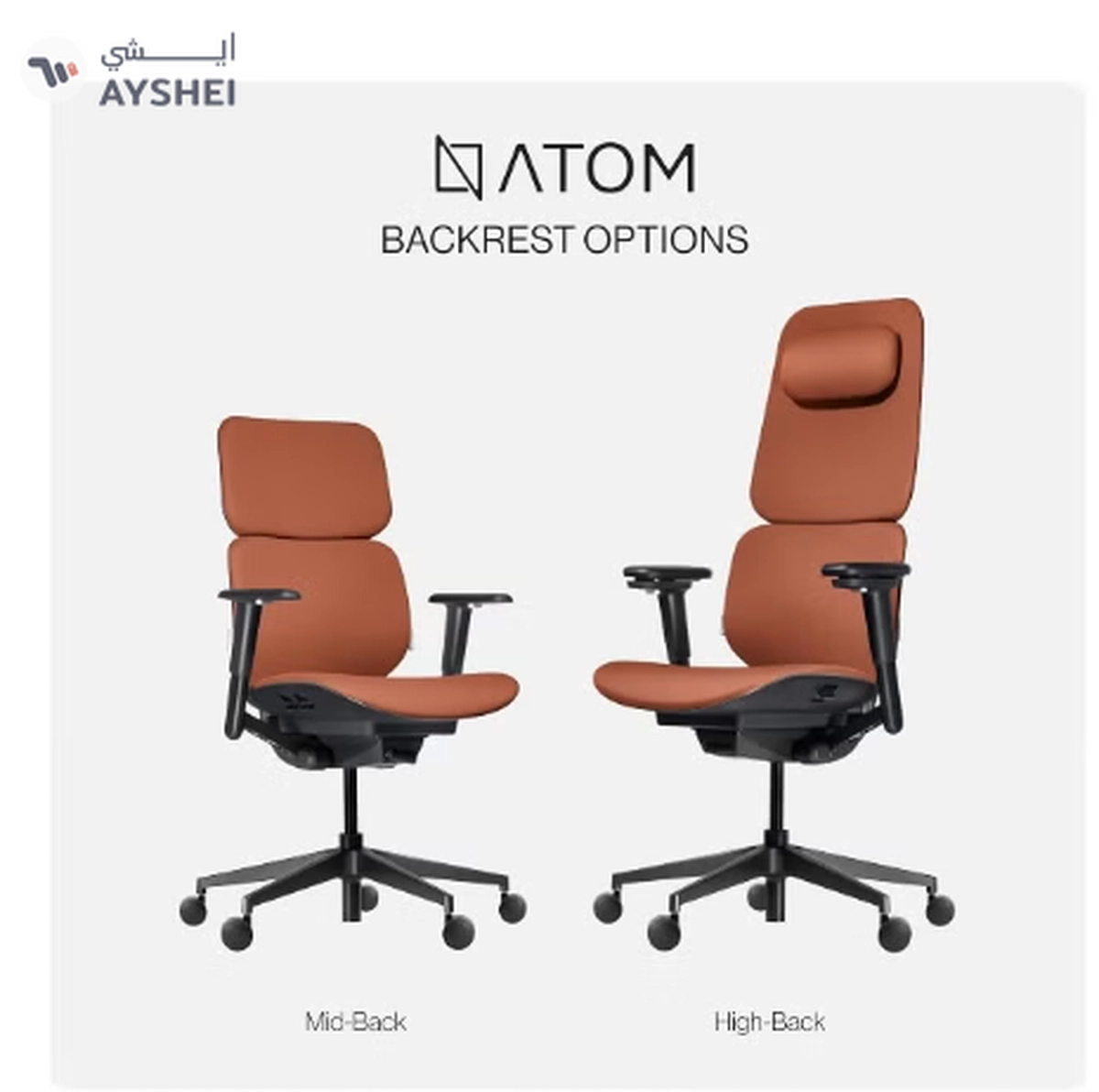 Navodesk NAVO ATOM, Minimal Aesthetic & Ergonomic Office Chair-5-5