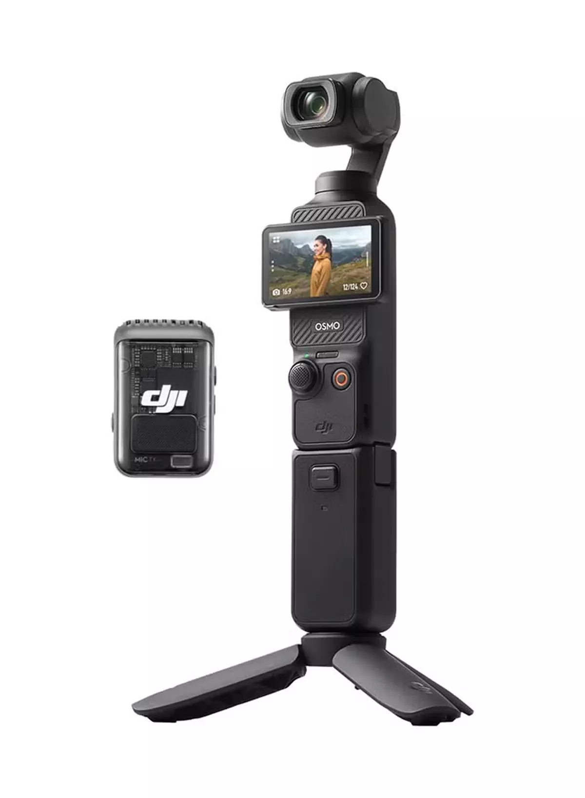 dji Osmo Pocket 3 Creator Combo, Vlogging Camera With 1'' CMOS & 4K/120fps Video, 3-Axis Stabilization, Face/Object Tracking, Fast Focusing, Mic Included For Clear Sound, Small Camera For Photography