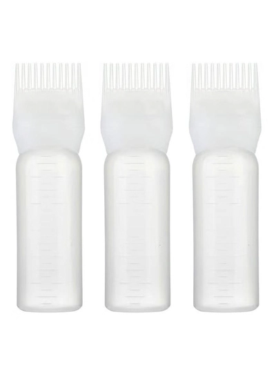 ORiTi 3 Pieces Root Comb Applicator Hair Coloring Dye Bottle-0