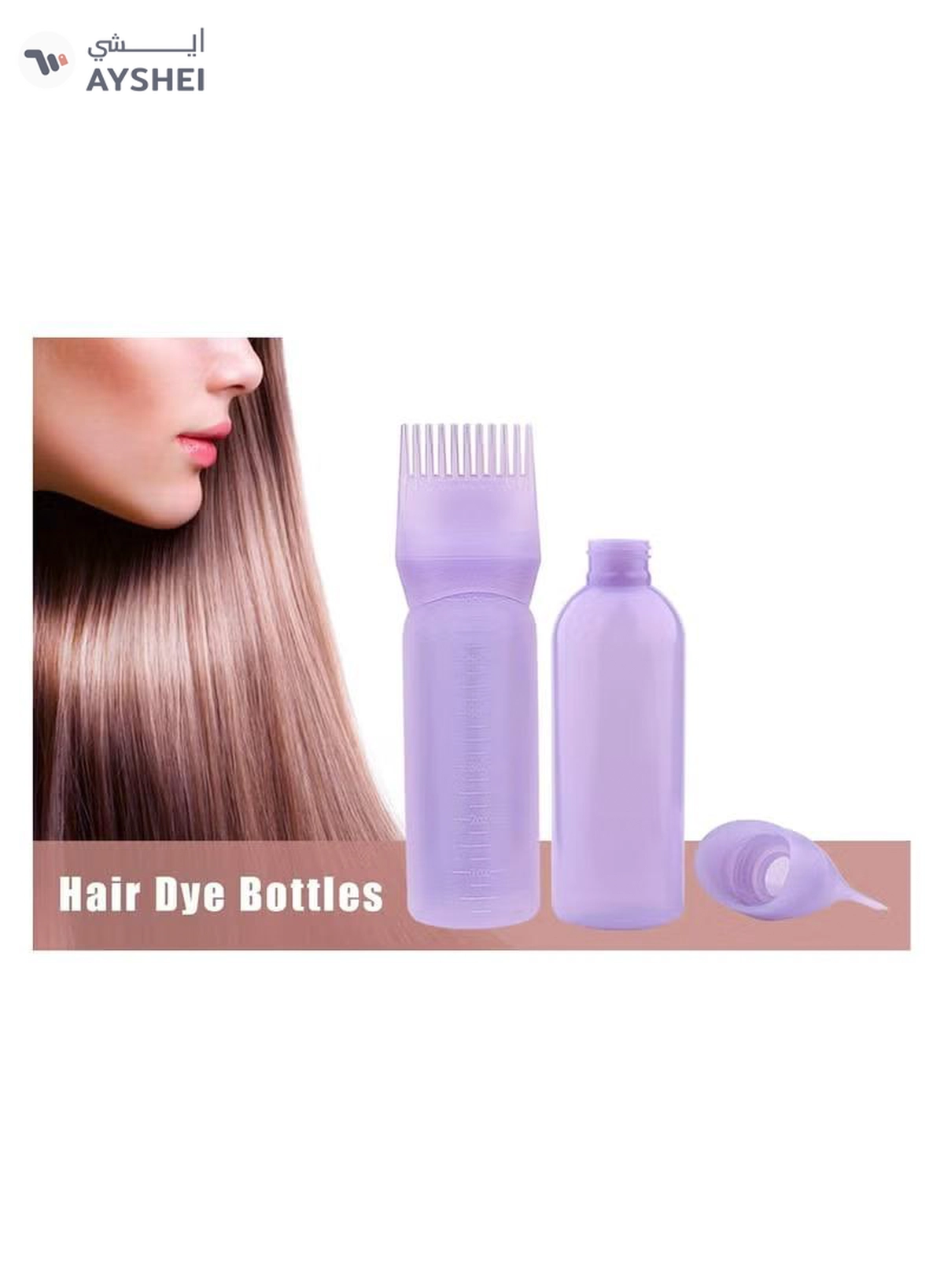 ORiTi 3 Pieces Root Comb Applicator Hair Coloring Dye Bottle-1-1