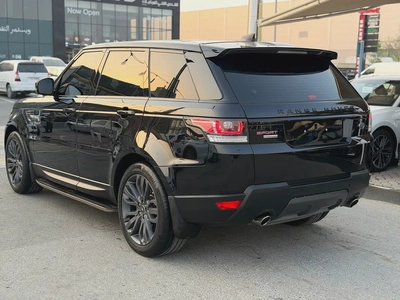 رينج روفر سبورت V8 سوبر تشارج خليجي بحاله ممتازه فول اوبشن-4