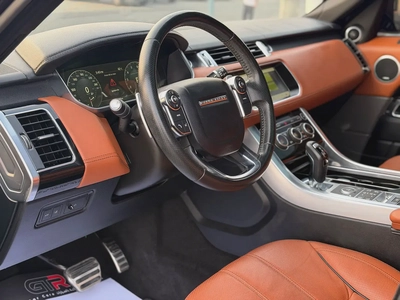 رينج روفر سبورت V8 سوبر تشارج خليجي بحاله ممتازه فول اوبشن-5