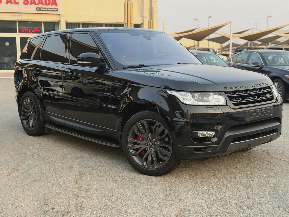 رينج روفر سبورت V8 سوبر تشارج خليجي بحاله ممتازه فول اوبشن-14-14