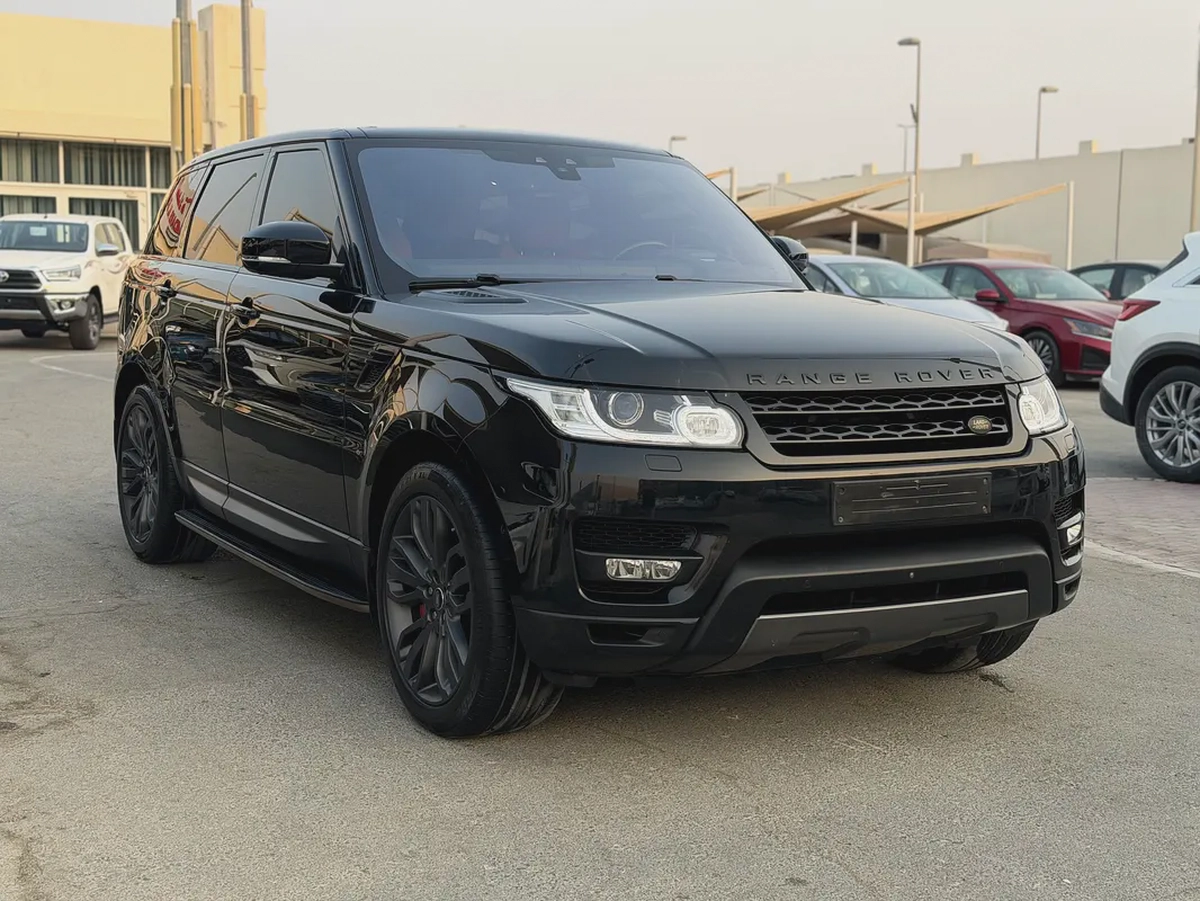 رينج روفر سبورت V8 سوبر تشارج خليجي بحاله ممتازه فول اوبشن