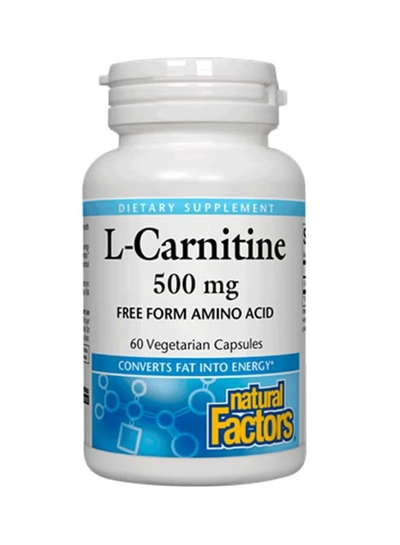 Premium Natural Pack Of 60 L-Carnitine Vegetarian Capsules-0