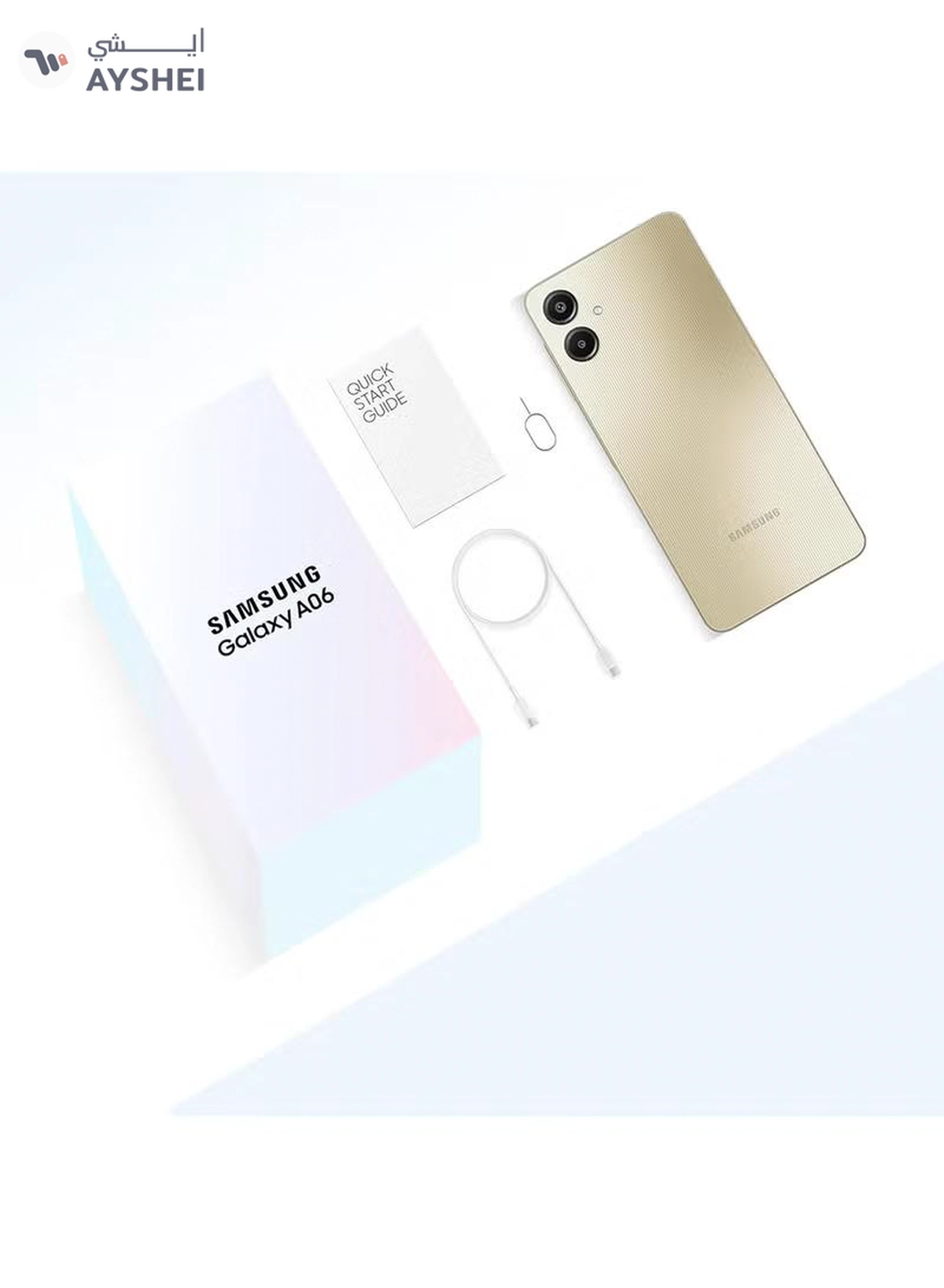 Samsung Galaxy A06 4G Dual SIM Gold 6GB RAM 128GB - Middle East Version-1-1