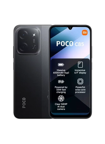 Xiaomi POCO C85 Dual SIM Black 8GB RAM 256GB 4G - Global Version-0
