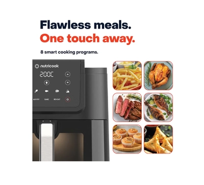 nutricook Air Fryer Slim XL,7.6L, 2.4KG, Extra-Large Basket-6