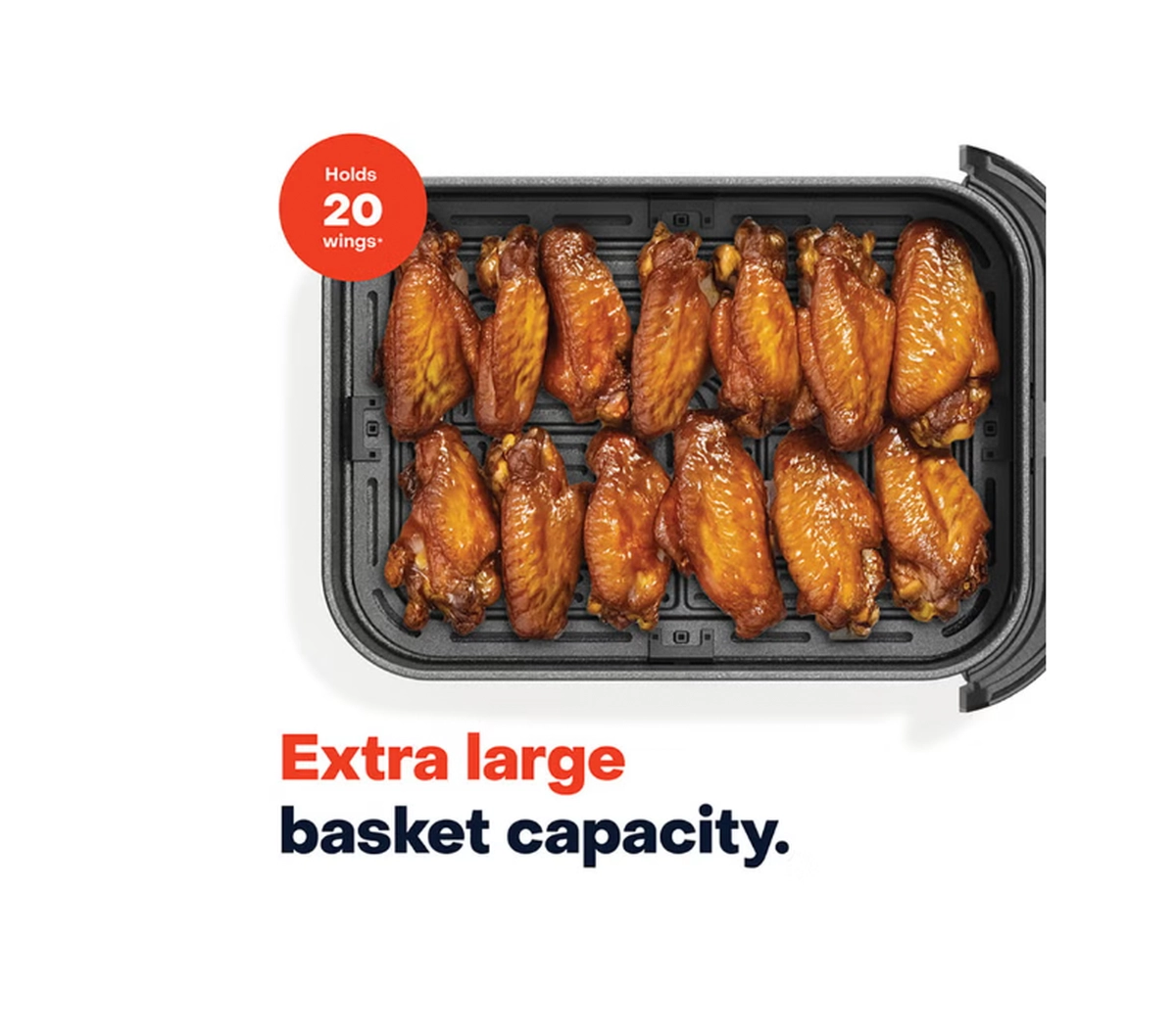 nutricook Air Fryer Slim XL,7.6L, 2.4KG, Extra-Large Basket-4-4