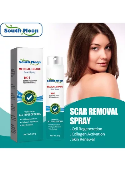 South Moon Scar Care Spray 20g – Medical Grade Skincare Spray for Convenient Daily Application, Designed to Support Skin Renewal and Help Improve the Visible Appearance of Different Types of Scars-0