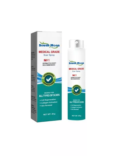 South Moon Scar Care Spray 20g – Medical Grade Skincare Spray for Convenient Daily Application, Designed to Support Skin Renewal and Help Improve the Visible Appearance of Different Types of Scars-1