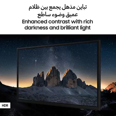 Samsung 43 Inch Smart TV FHD, UA43F6000– HDR, OTS Lite Sound, WiFi, 60Hz, Tizen OS, Adaptive sound, Knox Security, Model 2025 - 2 Years Warranty - UA43F6000FUXSA Black-5