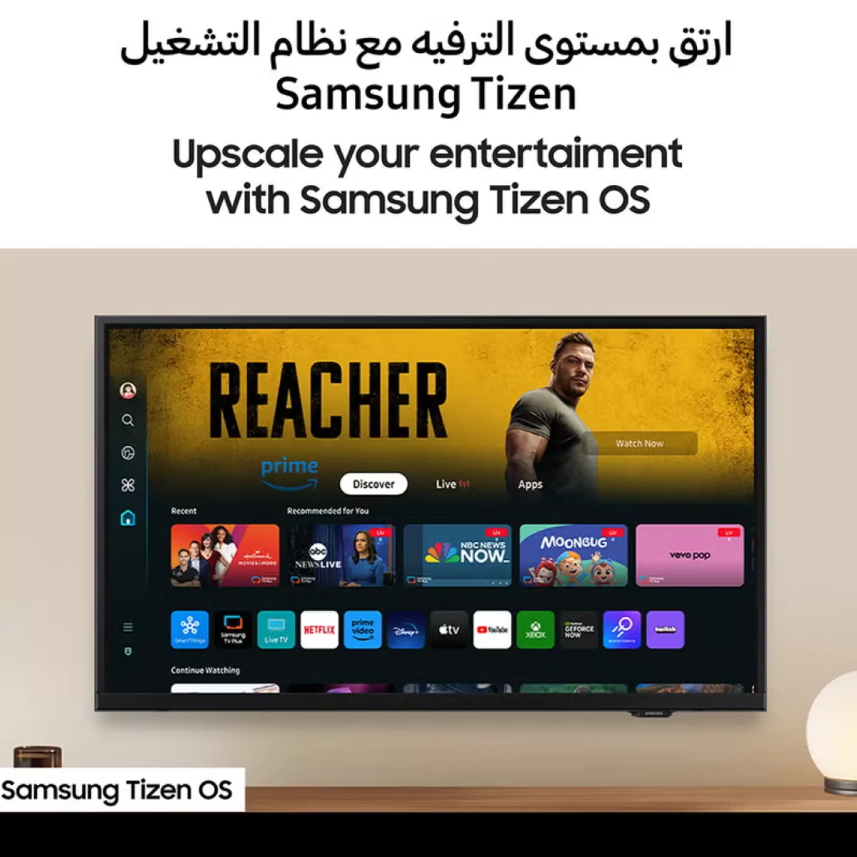 Samsung 43 Inch Smart TV FHD, UA43F6000– HDR, OTS Lite Sound, WiFi, 60Hz, Tizen OS, Adaptive sound, Knox Security, Model 2025 - 2 Years Warranty - UA43F6000FUXSA Black-3-3