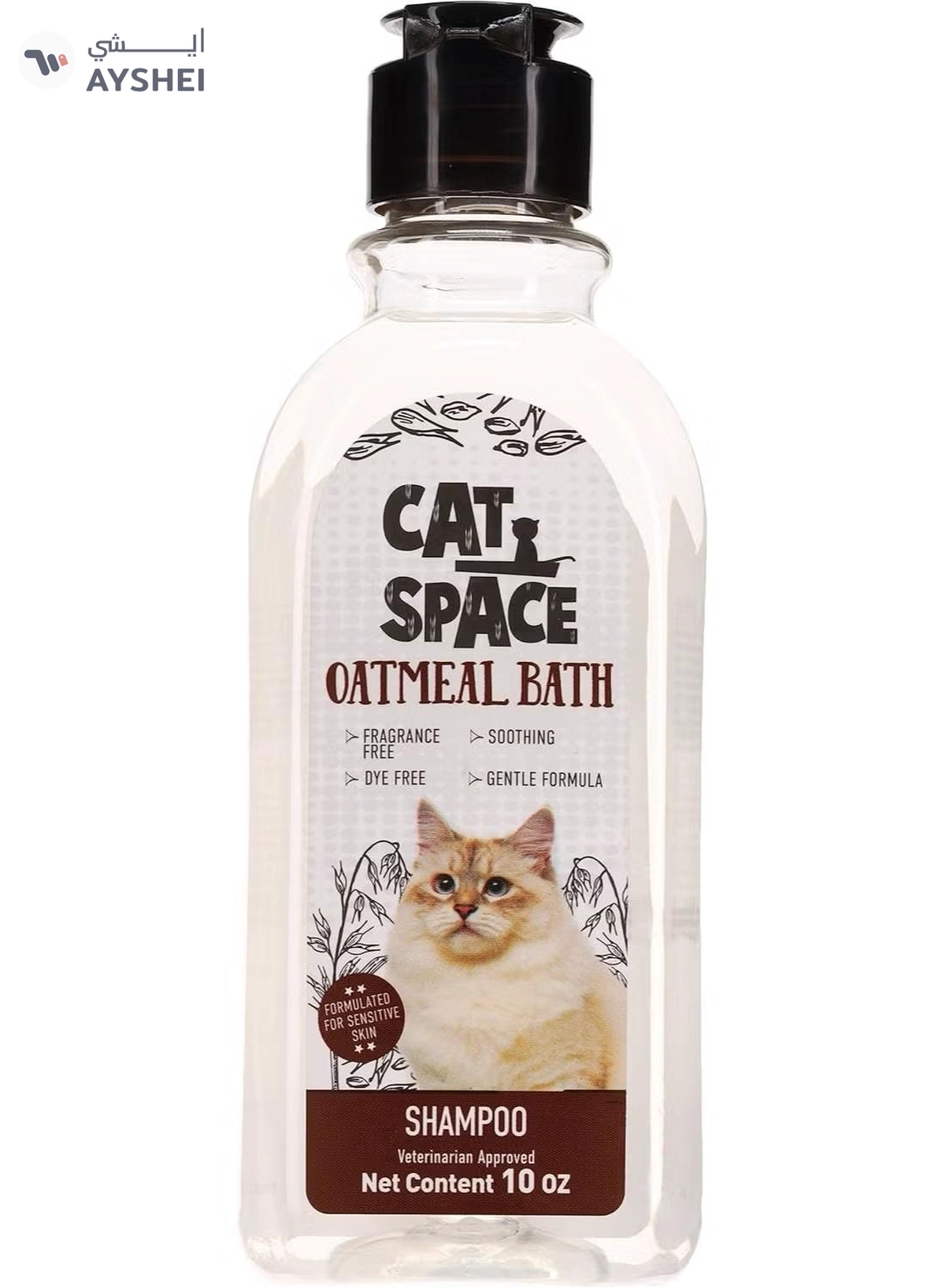 Cat Space Oatmeal Bath Shampoo 300ml
