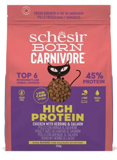 Schesir Born Carnivore Grain Free Oven Baked Dry Food [High-Protein] For Cat-4