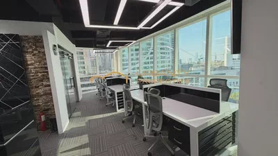 Ready Office Space for Rent in B2B Tower, Business Bay — Furnished, Fitted, City View-0