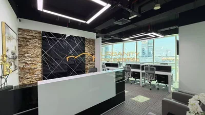 Ready Office Space for Rent in B2B Tower, Business Bay — Furnished, Fitted, City View-3