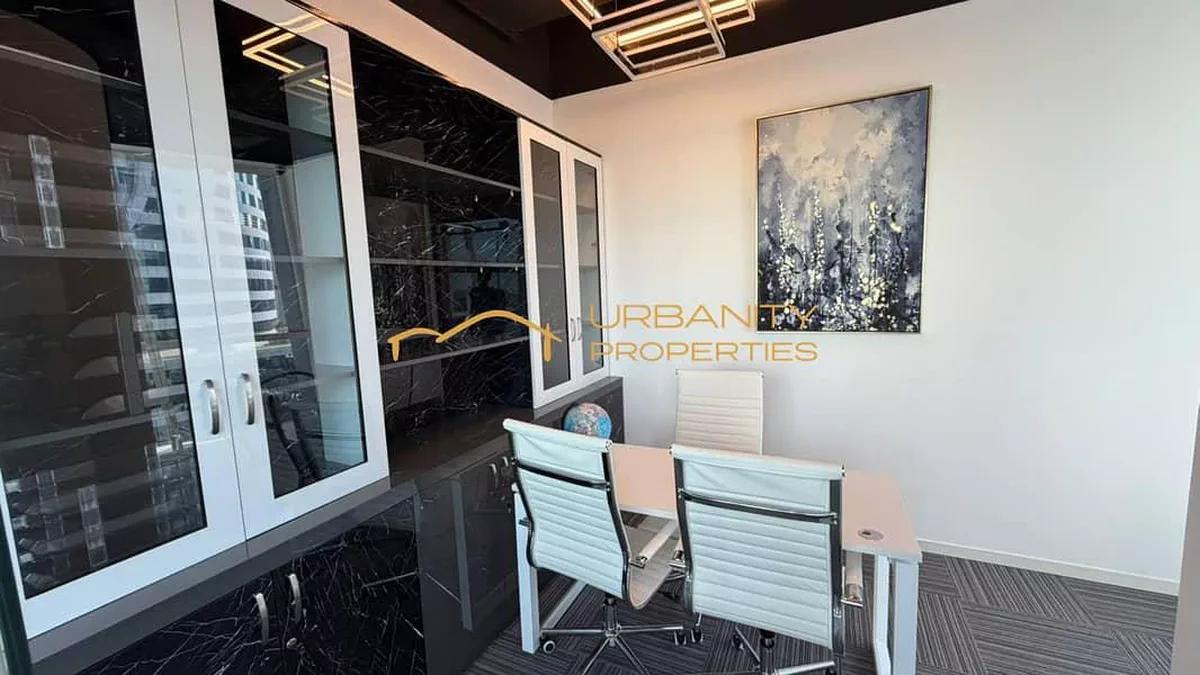 Ready Office Space for Rent in B2B Tower, Business Bay — Furnished, Fitted, City View-7-7