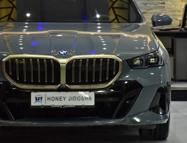 BMW 520i M-Kit ( 2024 Model ) in Grey Color GCC Specs