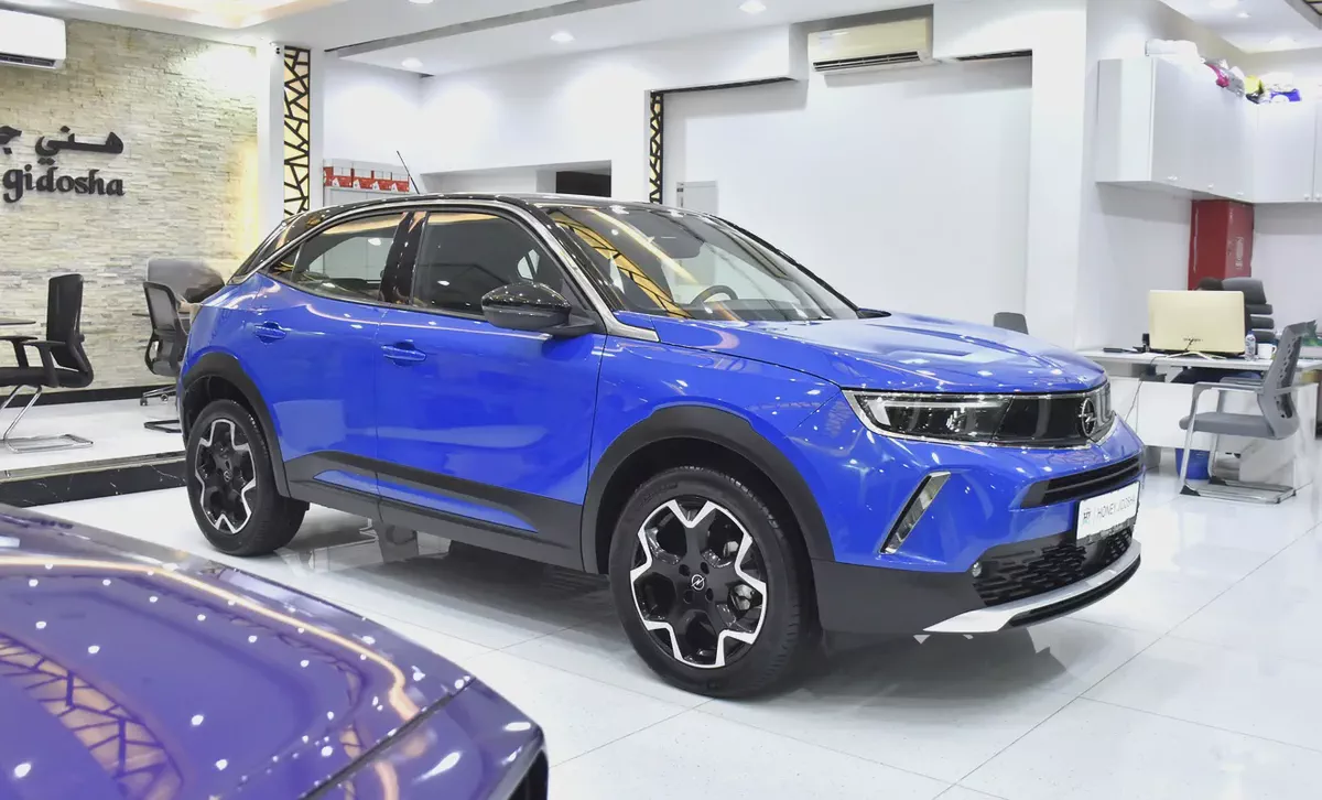 AED 952 EMi at 0% DP | Opel Mokka ( 2023 Model ) in Blue Color GCC Specs-2-2