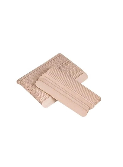 ORiTi Wooden Tongue Depressor 100 Pieces Waxing Spatula Disposable Wooden Beauty Accessories-3
