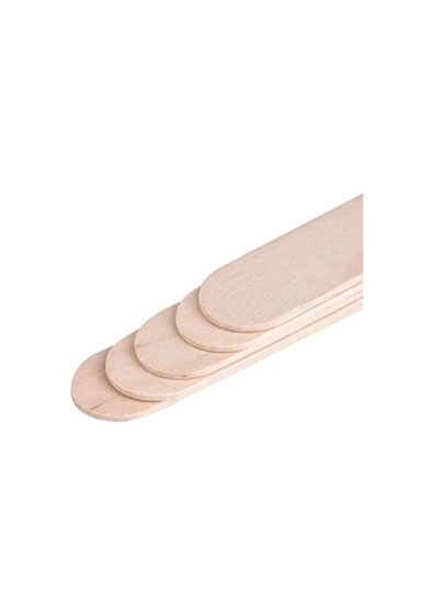 ORiTi Wooden Tongue Depressor 100 Pieces Waxing Spatula Disposable Wooden Beauty Accessories-5