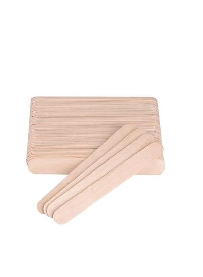 ORiTi Wooden Tongue Depressor 100 Pieces Waxing Spatula Disposable Wooden Beauty Accessories-6