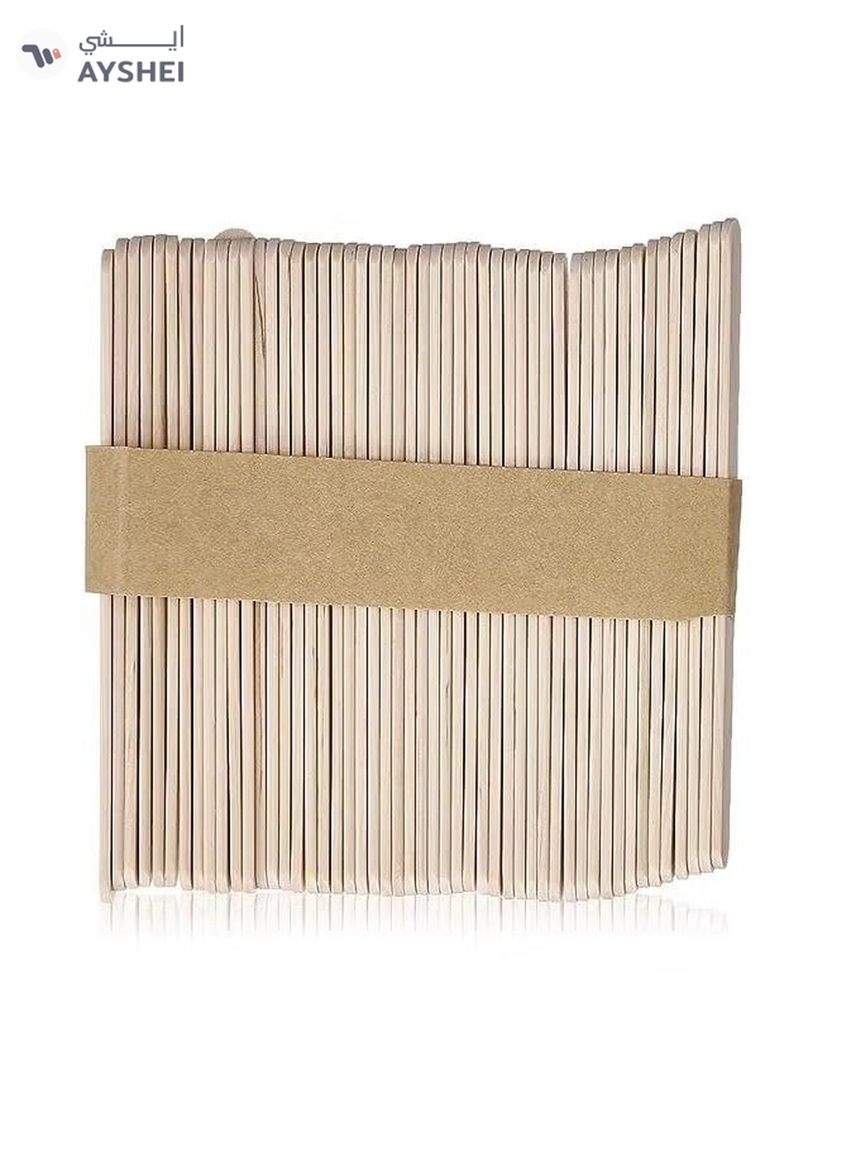 ORiTi Wooden Tongue Depressor 100 Pieces Waxing Spatula Disposable Wooden Beauty Accessories-1-1