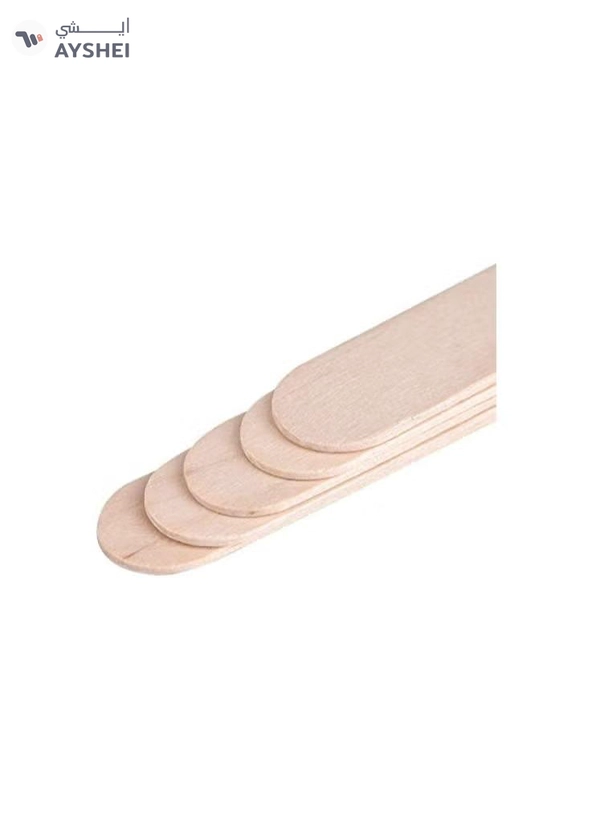 ORiTi Wooden Tongue Depressor 100 Pieces Waxing Spatula Disposable Wooden Beauty Accessories