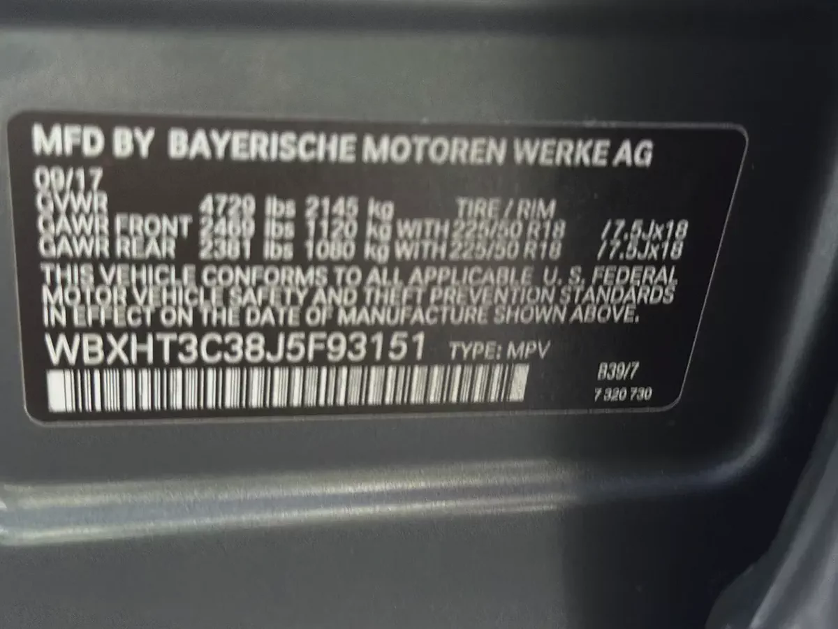 BMW X1 M35i xDrive 2018 - American Specs - Excellent Condition-10-10