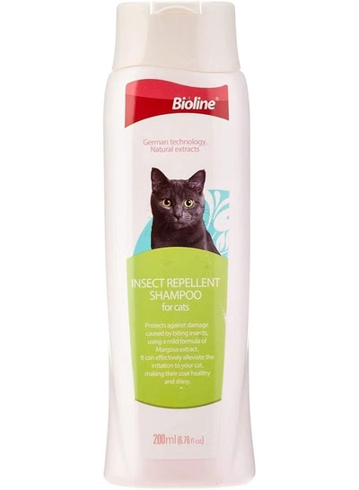 Bioline Insect Repellant Shampoo for Cats 200ml-0