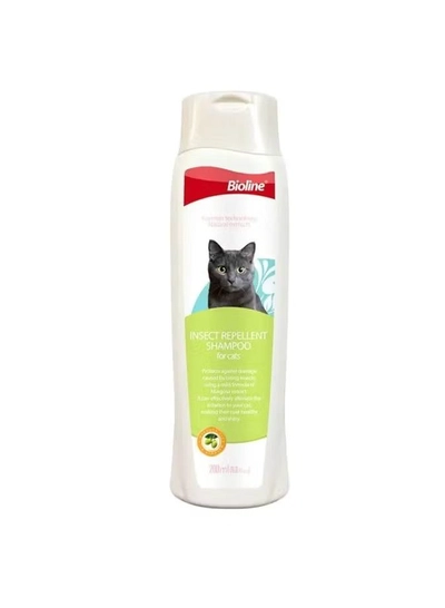 Bioline Insect Repellant Shampoo for Cats 200ml-1