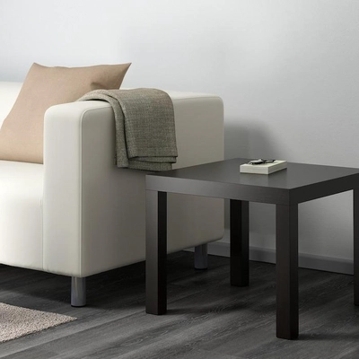 IKEA LACK Side Table, Black-Brown, 55x55 cm-1
