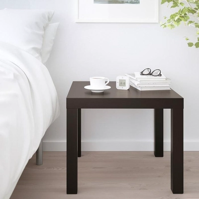IKEA LACK Side Table, Black-Brown, 55x55 cm-2