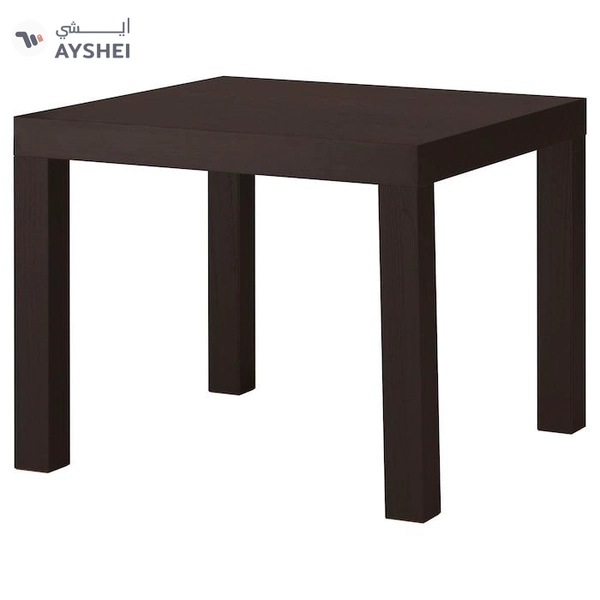 IKEA LACK Side Table, Black-Brown, 55x55 cm