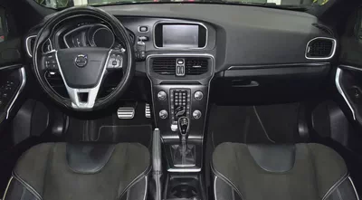 EXCELLENT DEAL for our Volvo V40 T5 R-Design ( 2018 Model ) in Black Color GCC Specs-10