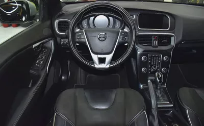 EXCELLENT DEAL for our Volvo V40 T5 R-Design ( 2018 Model ) in Black Color GCC Specs-11