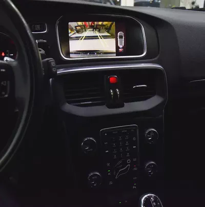 EXCELLENT DEAL for our Volvo V40 T5 R-Design ( 2018 Model ) in Black Color GCC Specs-13
