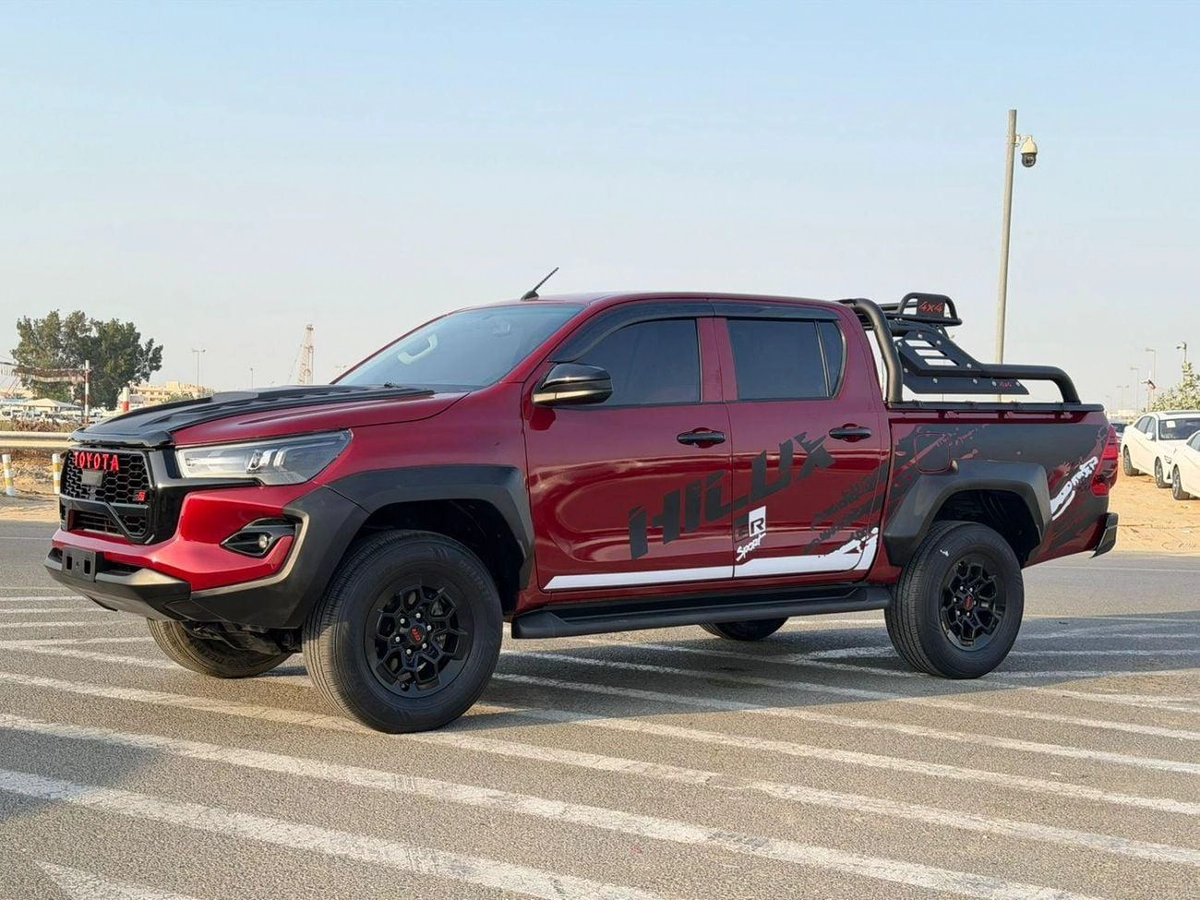 Toyota Hilux 2022 Toyota Hilux GR Sports Modified - 2.7L V4 AWD -GCC- Full Off Road Rollbar - Rear CAM & Multi Me-2-0