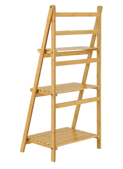 DubaiGallery Bathroom Shelf - Bamboo - Ladder Shelf - With 3 Shelves - Stylish Loom-3