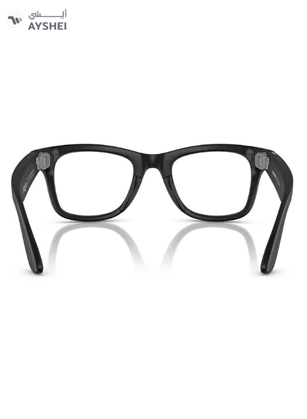 Meta Ray-Ban Wayfarer RW4008 Large Matte Black Clear Graphite Green Transition Black