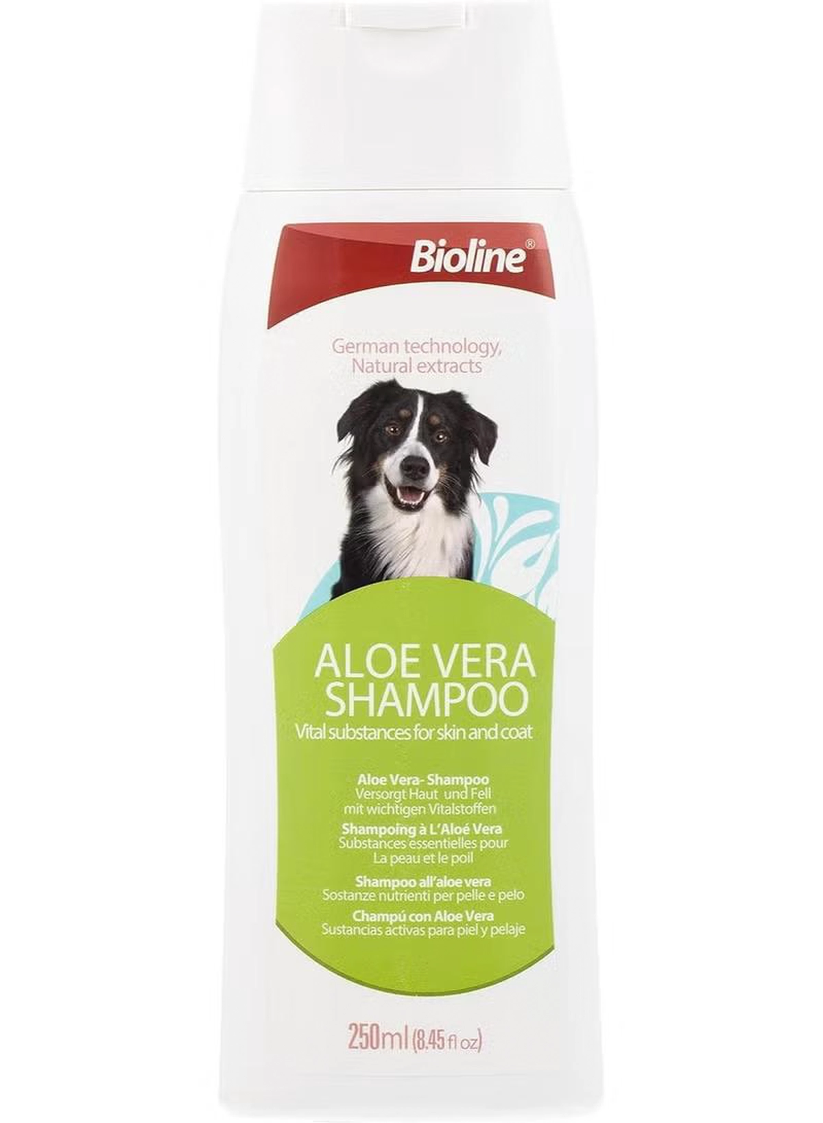 Bioline Aloe Vera Shampoo Retains Moisture In The Skin Dog Multicolour 250ml