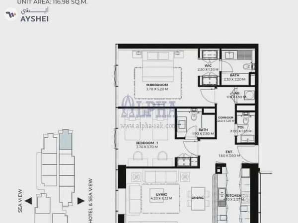 Gateway II Residences, Hayat Island, Mina Al Arab, Ras Al Khaimah